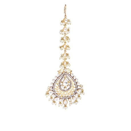 gold-kundan-and-pearl-drop-maang-tikka-big-1