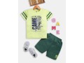boys-black-orange-printed-pure-cotton-clothing-set-small-0