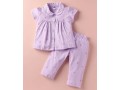 teddy-sinker-knit-half-sleeves-co-ords-night-suit-small-1