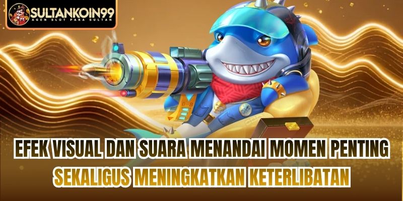 Efek visual dan suara menandai momen penting sekaligus meningkatkan keterlibatan